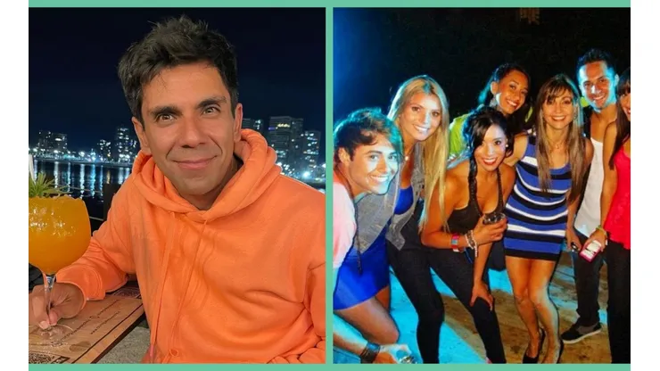 Juan Pablo Queraltó y algunas de las ex chicas Yingo.