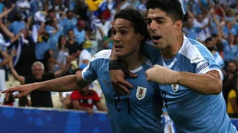 Lucho Suárez y Edinson Cavani son compañeros en la selección uruguaya