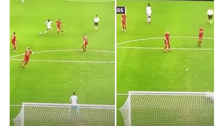 Balotelli marca un golazo desde fuera del área