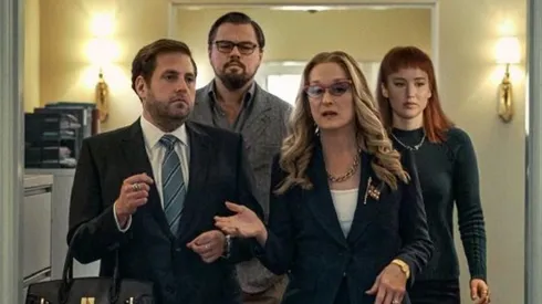 La película es protagonizada por Jennifer Lawrence y Leonardo DiCaprio