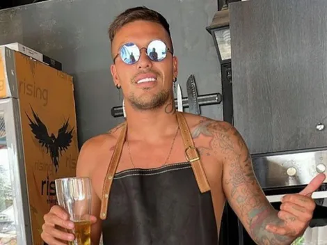 Javier Parraguez se luce como maestro parrillero