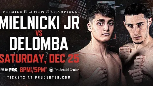 Mielnicki Jr y Delomba se verán las caras este sábado en el Prudential Center.