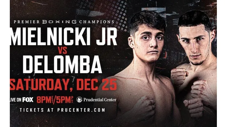 Mielnicki Jr y Delomba se verán las caras este sábado en el Prudential Center.