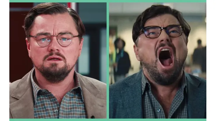 Leonardo DiCaprio en el crucial momento de No Miren Arriba.
