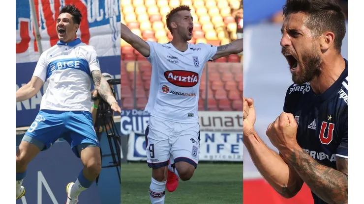 Los cinco principales goleadores del Campeonato Nacional definirán estas semanas donde continuarán su carrera en 2022.