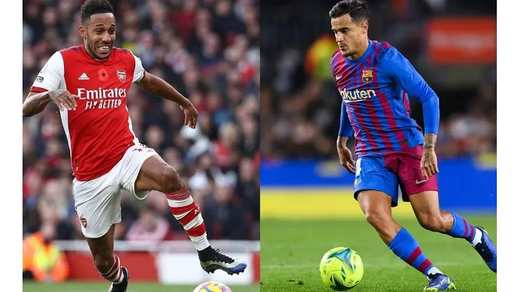 Arsenal y Barcelona planean un trueque por Pierre Emerick Aubameyang y Philippe Coutinho.