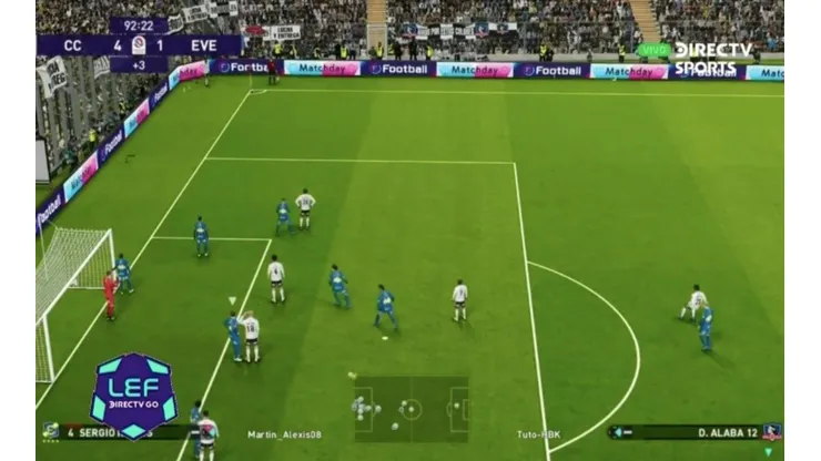 Colo Colo goleó a Everton de Viña del Mar en la primera jornada del LEF/21, el torneo PES más importante del país.