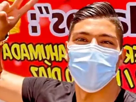 ¡El pascuero Brayan! Cortés se luce dando regalos en Iquique