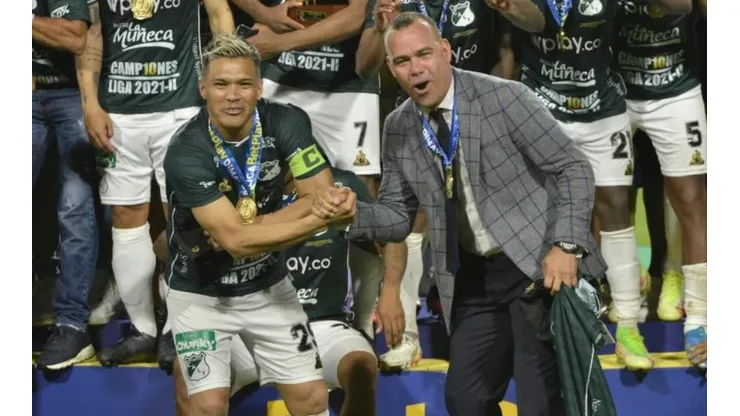 Rafael Dudamel celebró su primer título como DT junto a Deportivo Cali