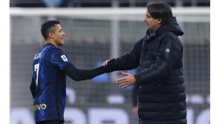 Simone Inzaghi y elogios para Alexis Sánchez, Lautaro y Dzeko.