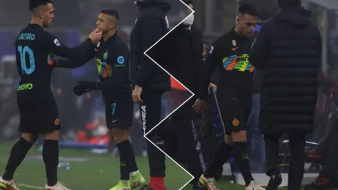 El cambio de Alexis por Lautaro y el enojo del argentino en Inter.