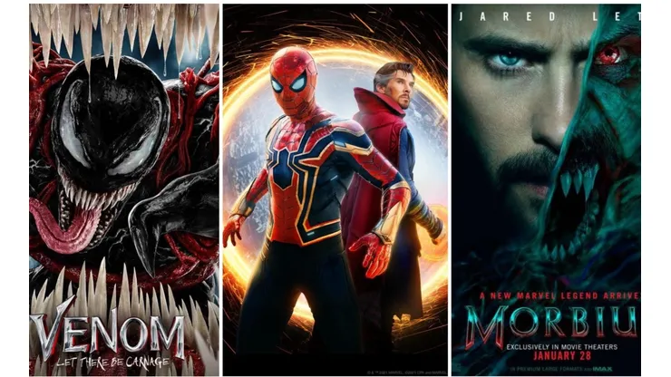 Venom, Morbius y Spider-Man estarán juntos en el streaming.