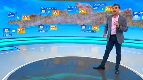 Eduardo Sáez, amigo de Redgol, hizo el pronóstico del tiempo para Calama de cara al choque entre Chile y Argentina por Eliminatorias Qatar 2022 en enero