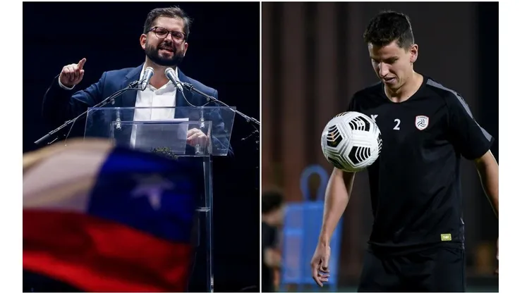 El futbolista le dio su apoyo a Boric tras las Elecciones 2021.