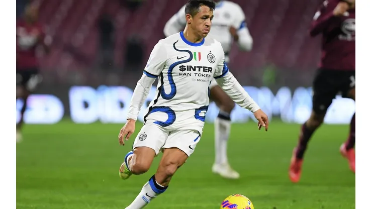 Alexis Sánchez volvió a la titularidad en el Inter anotando un gol en el triunfo ante el Salernitana.