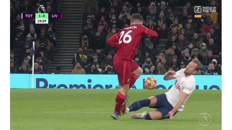 Kane se llevó sólo una tarjeta amarilla