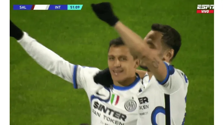 El chileno marcó un golazo