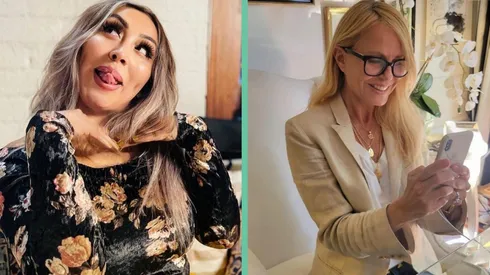 Naya Fácil y Cecilia Bolocco.