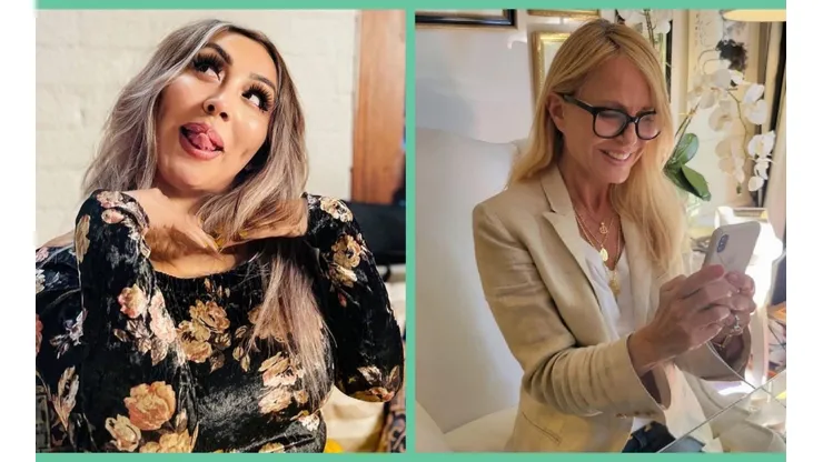Naya Fácil y Cecilia Bolocco.