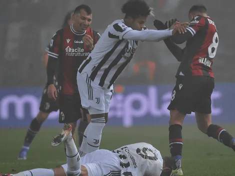 Gary Medel pone garra pero no le alcanza a Bologna