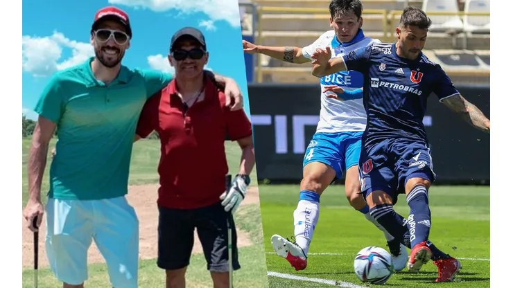 Joaquín Larrivey está en la órbita de Universidad Católica y su suegro, Gerardo Manuel Reinoso, lo quiere convencer