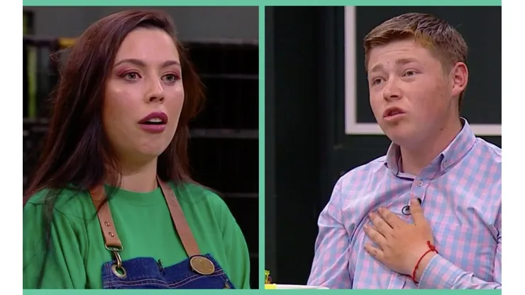 Daniela Aránguiz y Víctor Díaz, el Zafrada, en El Discípulo del Chef.