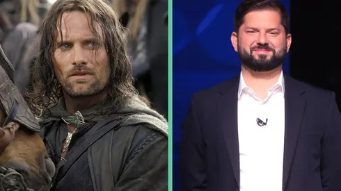 Viggo Mortensen en El Señor de los Anillos y Gabriel Boric.
