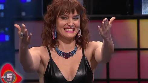 Begoña Basauri dando la cara en Los 5 Mandamientos.