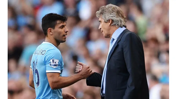 Manuel Pellegrini lamentó el retiro de Sergio Kun Agüero