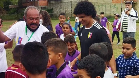 Eduard Bello está disfrutando de sus vacaciones en Venezuela