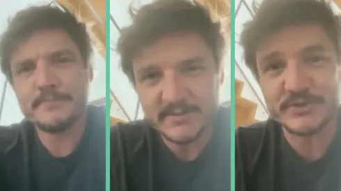 Pedro Pascal en el video que grabó para apoyar a Gabriel Boric.