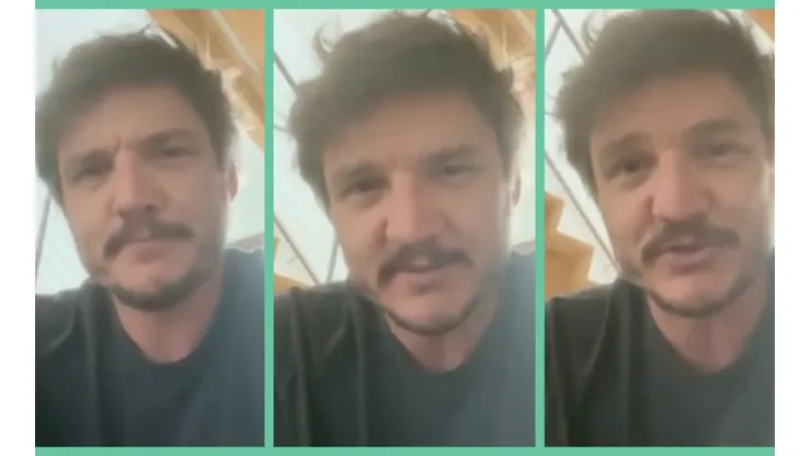 Pedro Pascal en el video que grabó para apoyar a Gabriel Boric.