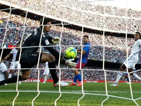 Courtois al Kun Agüero: "Me guardo esto para siempre, tu último gol"