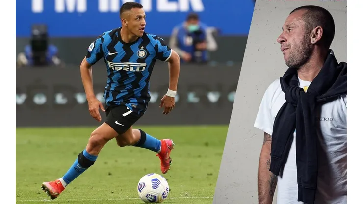 Antonio Cassano reitera sus buenos conceptos sobre Alexis Sánchez. El ex seleccionado italiano es hincha del delantero chileno