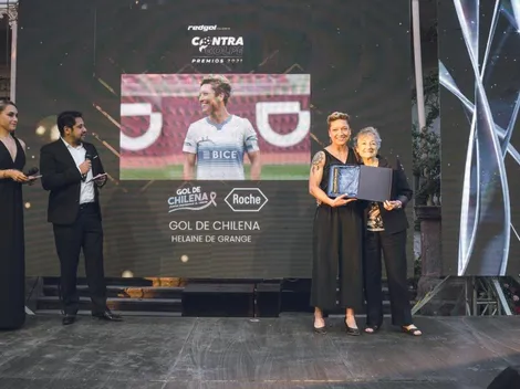 El reconocimiento especial a Helaine de Grange en la Gala del Fut Fem