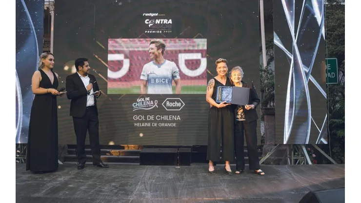 Helaine de Grange fue reconocida de manera especial en la Gala del Fútbol Femenino el pasado jueves.