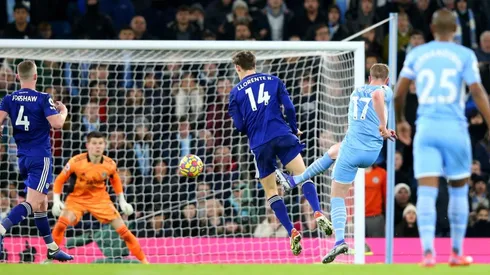 Kevin de Bruyne clavó una bomba de lejos