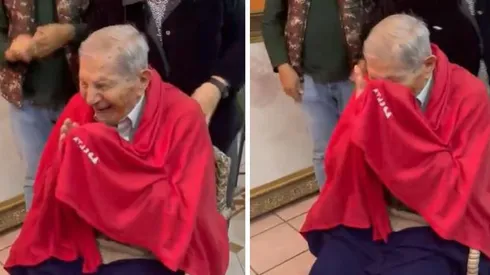 Abuelito llora al ver al Atlas campeón en México
