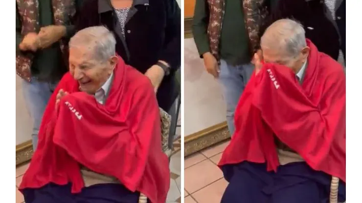 Abuelito llora al ver al Atlas campeón en México