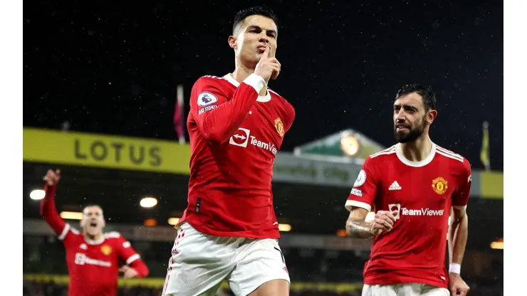 Cristiano Ronaldo anotó el gol del triunfo ante el Norwich y llegó a 7 goles en la temporada de la Premier League.