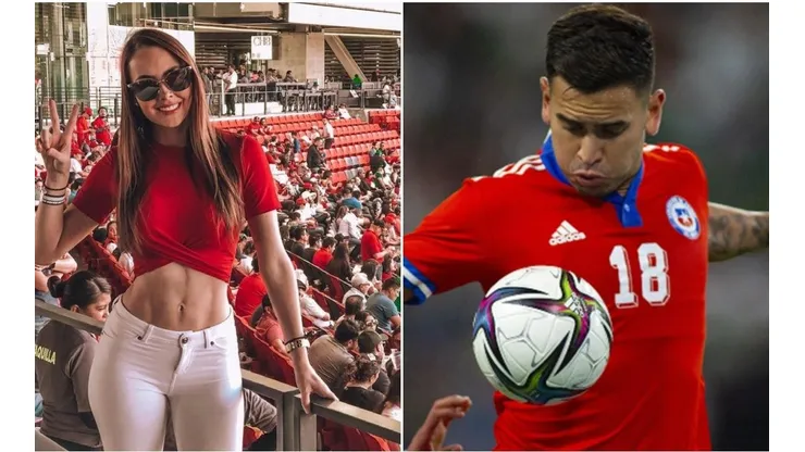 La presentadora mexicana festejó el gol de Vegas.