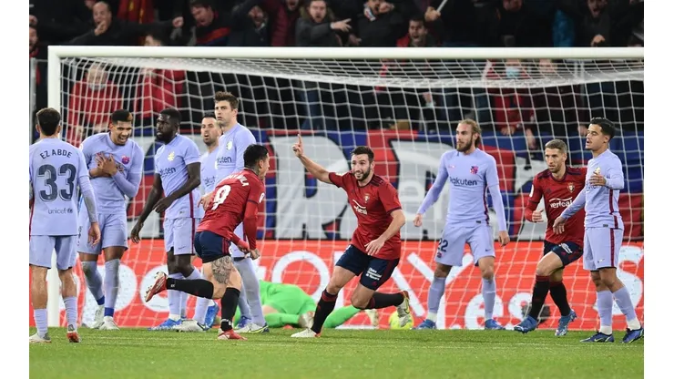 Barcelona y Osasuna repartieron punto en Pamplona
