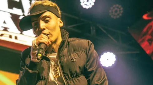 Marcianeke en uno de sus shows.