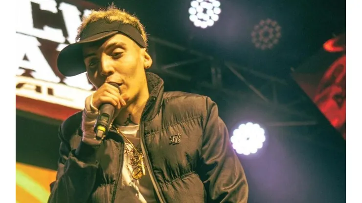 Marcianeke en uno de sus shows.
