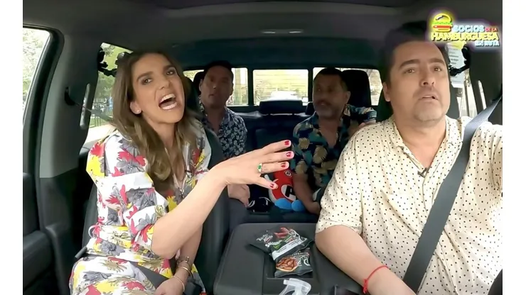 María Luisa Godoy frente a Jorge Zabaleta en Socios de la Hamburguesa en Ruta.