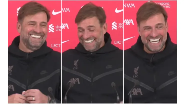 Carcajadas de Klopp: avisó que no respondería nada sobre Steven Gerrard.