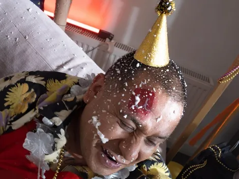 Zabaleta, Pancho y Nacho no pasaron piola en su celebración