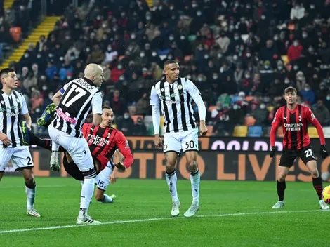 Empate del Milan contra Udinese: Inter de Alexis y Vidal puede tomarse la punta