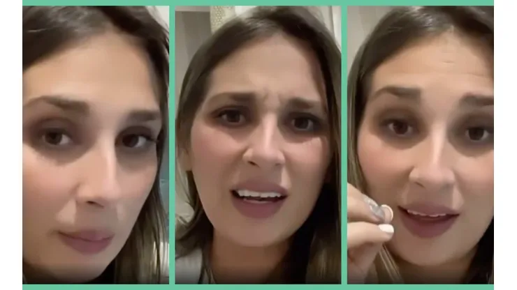 Perla Ilich en la nueva transmisión de Instagram, donde le dejó las cosas claras a Daniela Aránguiz.