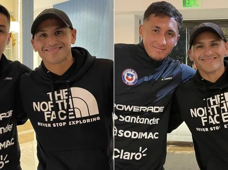 ¡Visita ilustre! Chupete Suazo visita a la Roja en Estados Unidos